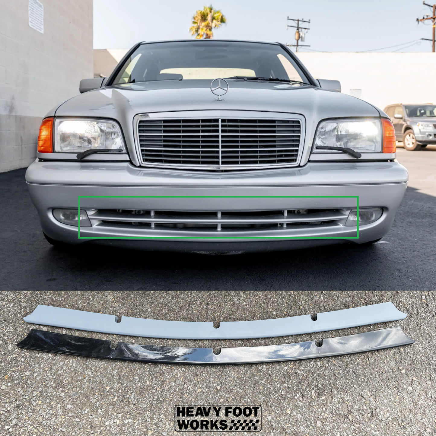 Front Bumper Trim/Grill - Mercedes-Benz C43 AMG (W202)